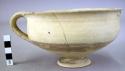 Pottery handled cup - White Painted Ware