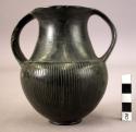 South Etruscan bucchero pottery amphora