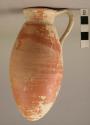 Red pottery vessel - handle