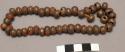 String of iron beads