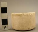 Perforated alabaster vessel - small