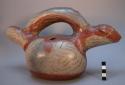 Pottery vessel, animal shape