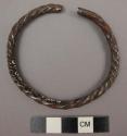 Iron bracelet - used as stamp in pottery decorating