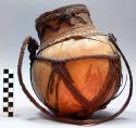 Gourd vessel with basket top