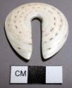 Ear ornament of cone shell