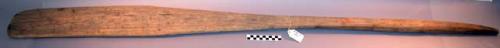 Wooden paddle (to go with canoe, 30/1892)