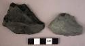 2 small chert flakes (CASTS)