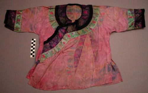 Child's Lavender Silk Brocade Coat, Manchu Style