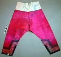 Child's Pink Silk Brocade Pants