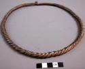 Twisted iron necklet