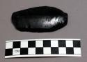Fragment of chipped obsidian knife