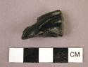 stone chip (obsidian)