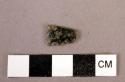 Side-notched point fragment - obsidian