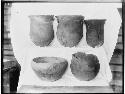 Five ceramic vessels