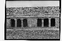 Upper story facade. East wing of structure 1, Rooms 59, 61