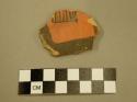 Body sherd, Pinedale polychrome, black designs on red