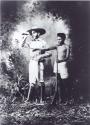 Edward H. Thompson with 'native' guide, Yucatan, Mexico, circa 1890's