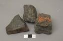 3 specimens of iron ore