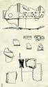 Illustration of situla and other objects