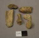 Lithics and faunal bones