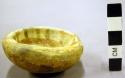San bernardo black on yellow pottery miniature bowl