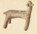 Illustration of clay animal figure PMAE# 46-73-10/44280