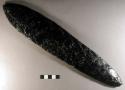 Chipped implement, obsidian