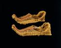 Pair of grass sandals worn by coolies