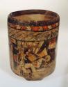 Yojoa polychrome pottery vase