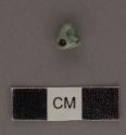 2 "pendant-tyoe" small jade beads - 11mm.; 7mm. max.