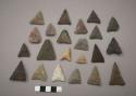 Projectile point, triangular