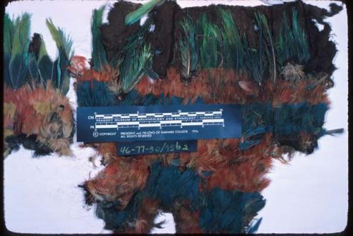 Textile, feathered
