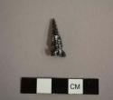 Projectile point, side-notched, concave base; flaked obsidian