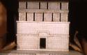 Model of the Temple of the Warriors, Chichen Itza, Mexico