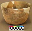 Bowl, corrugated (reconstructed?)