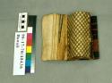 Book of kapa (tapa / bark cloth) sample pieces