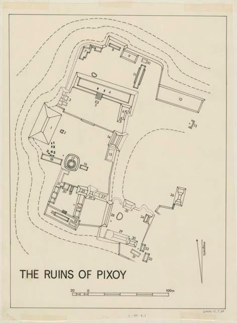 Site map of Pixoy