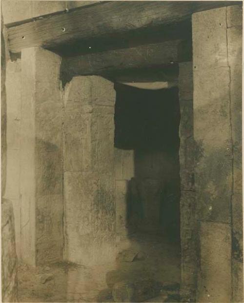 Interior of ruins