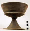 Ancient Etruscan vase, bucchero