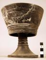 Estruscan Bucchero cup-pottery