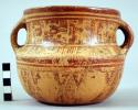 Straight-walled Yojoa polychrome pottery vase - Mayoid type