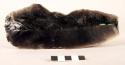 Projectile point, portion (3), obsidian