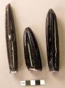 3 obsidian cores