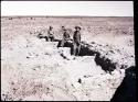 Men excavating rooms 27, 28, 29 of trench