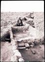 Hopi men excavating Trench, rooms 59, 61, 63, 62, 65, 66, 67