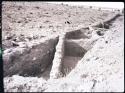 Trench, looking north, rooms 66, 67, 68, etc.