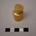 Gold Mace head fluted on top & on shoulder