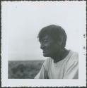 Photograph album, Yaruro fieldwork, p. 47, photo 2, man in white shirt