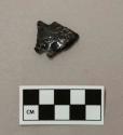 Chipped stone projectile point, side-notched