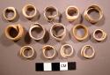 Finger rings of Conus shell